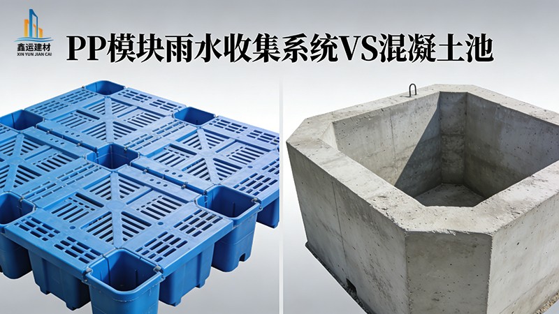 PP模块雨水收集系统VS混凝土池优缺点对比