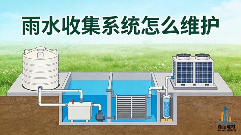 雨水收集系统日常维护保养与注意事项详解