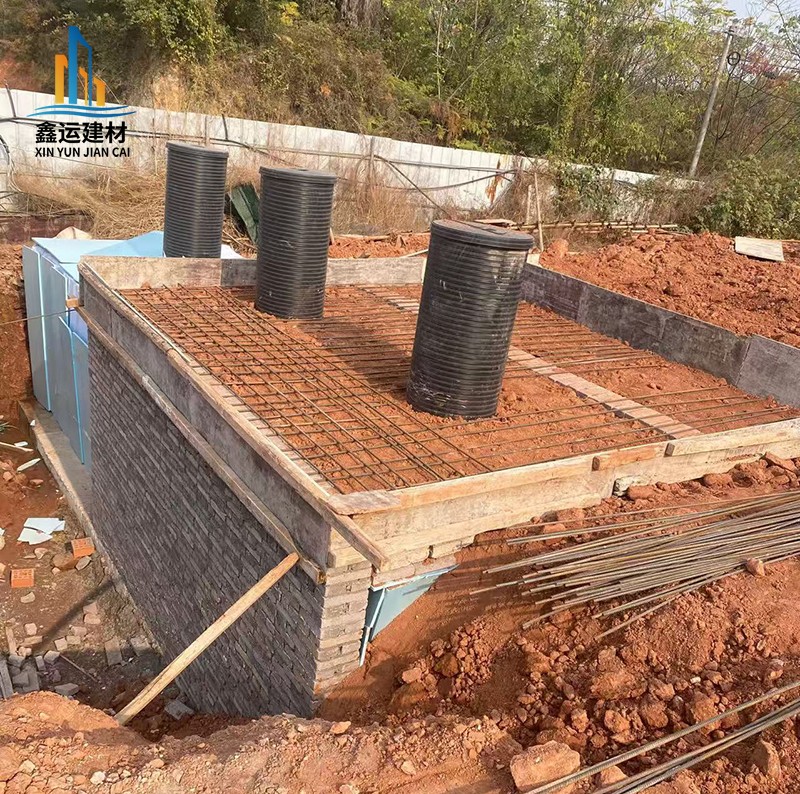 雨水收集池回填