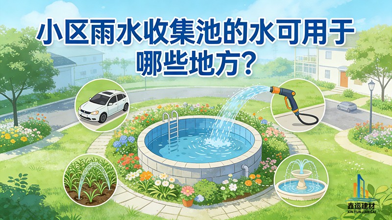 小区雨水收集池的水可用于哪些地方_雨水回用用途
