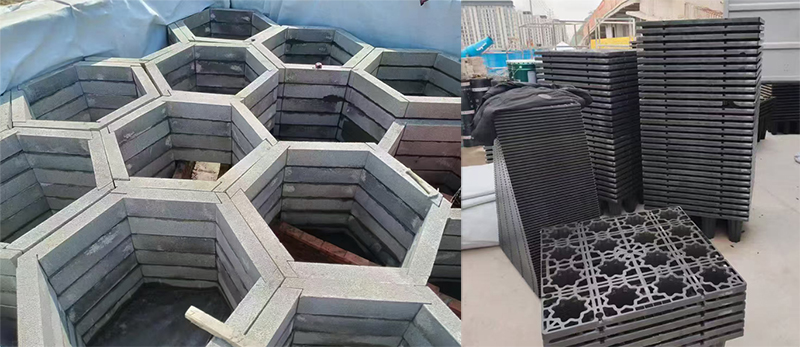 硅砂雨水收集池vsPP模块耐用性对比