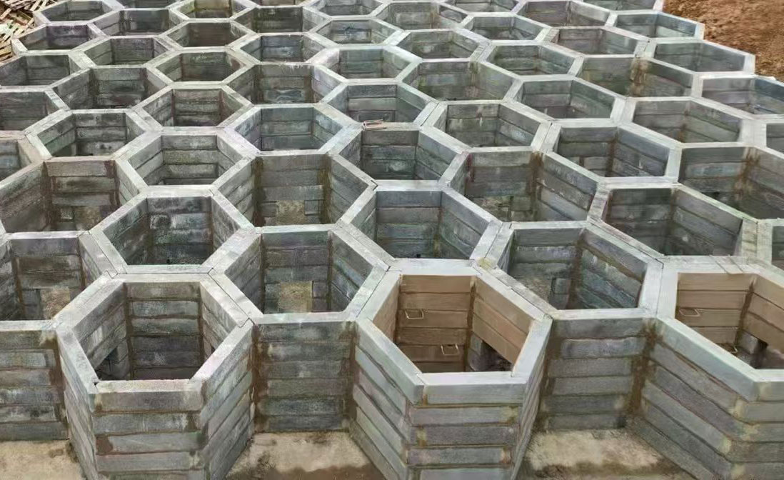 硅砂雨水收集池施工照片