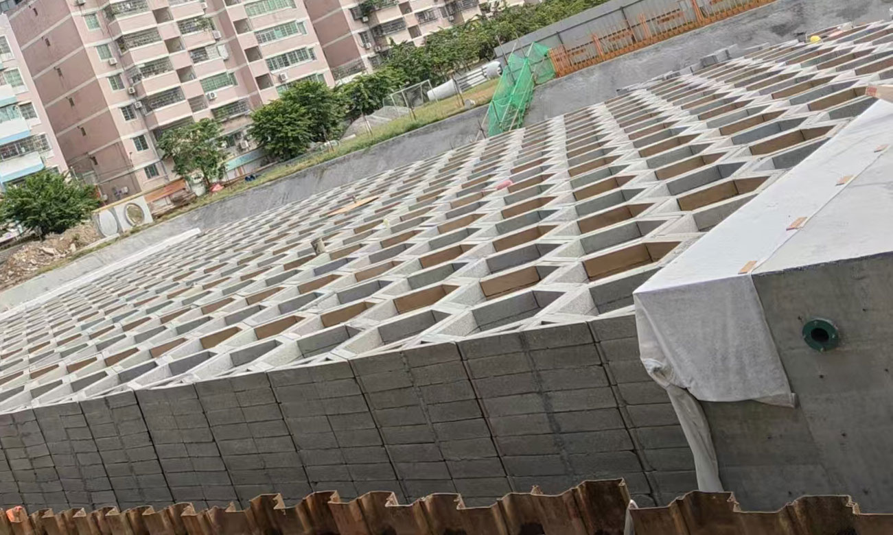 硅砂雨水收集池展示图片 硅砂雨水收集池展示图片