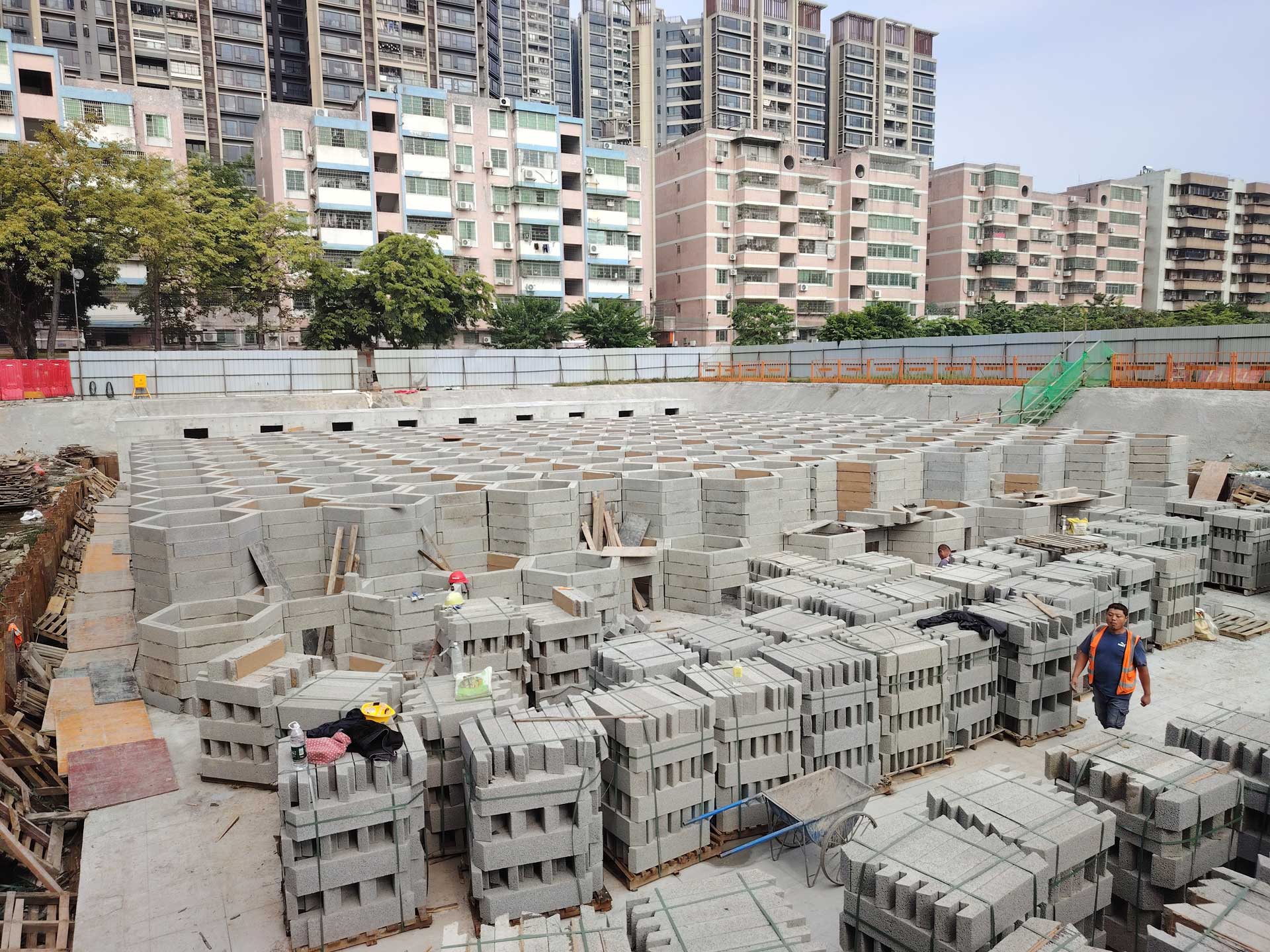 硅砂雨水收集池图片