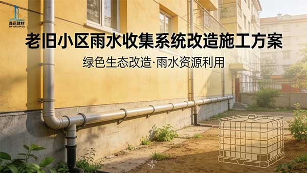 老旧小区改造雨水收集系统施工方案_海绵城市更新工程