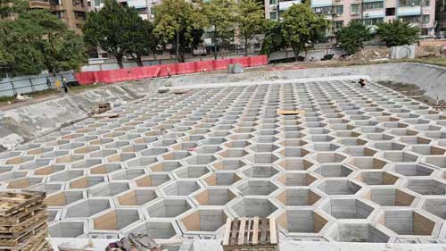 硅砂雨水收集池图片