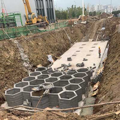 硅砂雨水收集池项目展示